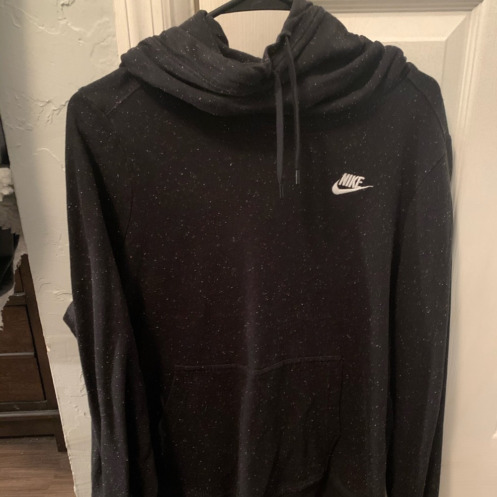 Nike Confetti Cowl / Funnel Neck Hooded Sweatshirt